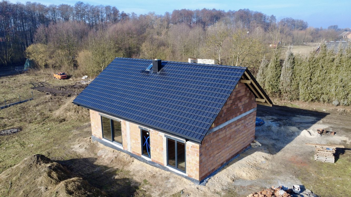 Kompleksowa budowa murowanego energooszczędnego domu jednorodzinnego 80 m², okolice Brzegu. Projekt Archon: Dom w Kruszczykach 10