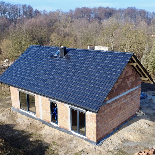 Kompleksowa budowa murowanego energooszczędnego domu jednorodzinnego 80 m², okolice Brzegu. Projekt Archon: Dom w Kruszczykach 10