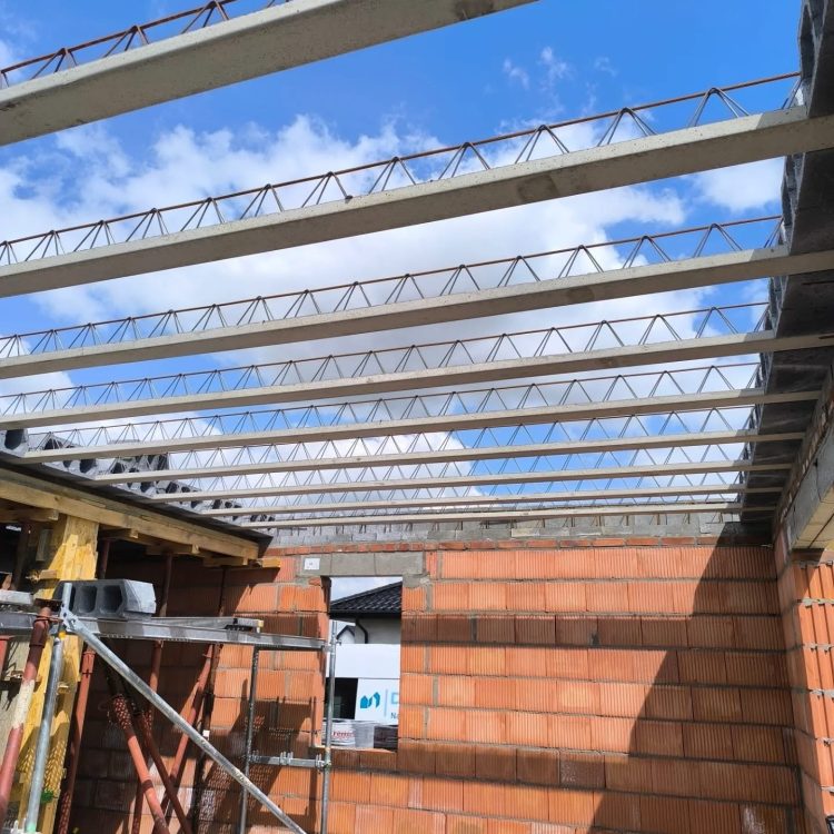 PROJEKT DOM W MALINÓWKACH 11 VER. 2 - FIRMY ARCHON - MONTAŻ BELEK STROPOWYCH