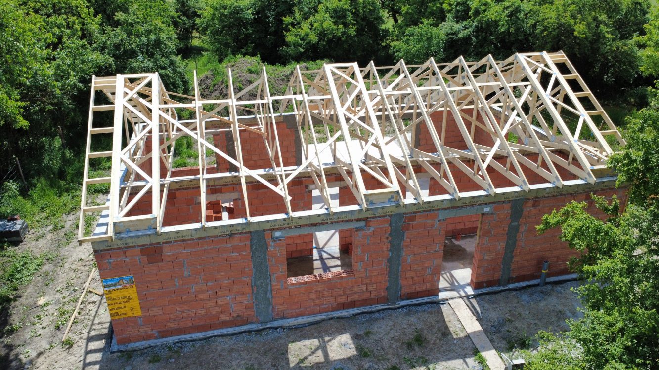 Kompleksowa budowa murowanego energooszczędnego domu jednorodzinnego do stanu surowego zamkniętego o pow. 105m2, gmina Świerczów. Projekt indywidualny - PROJEKT STODOŁA