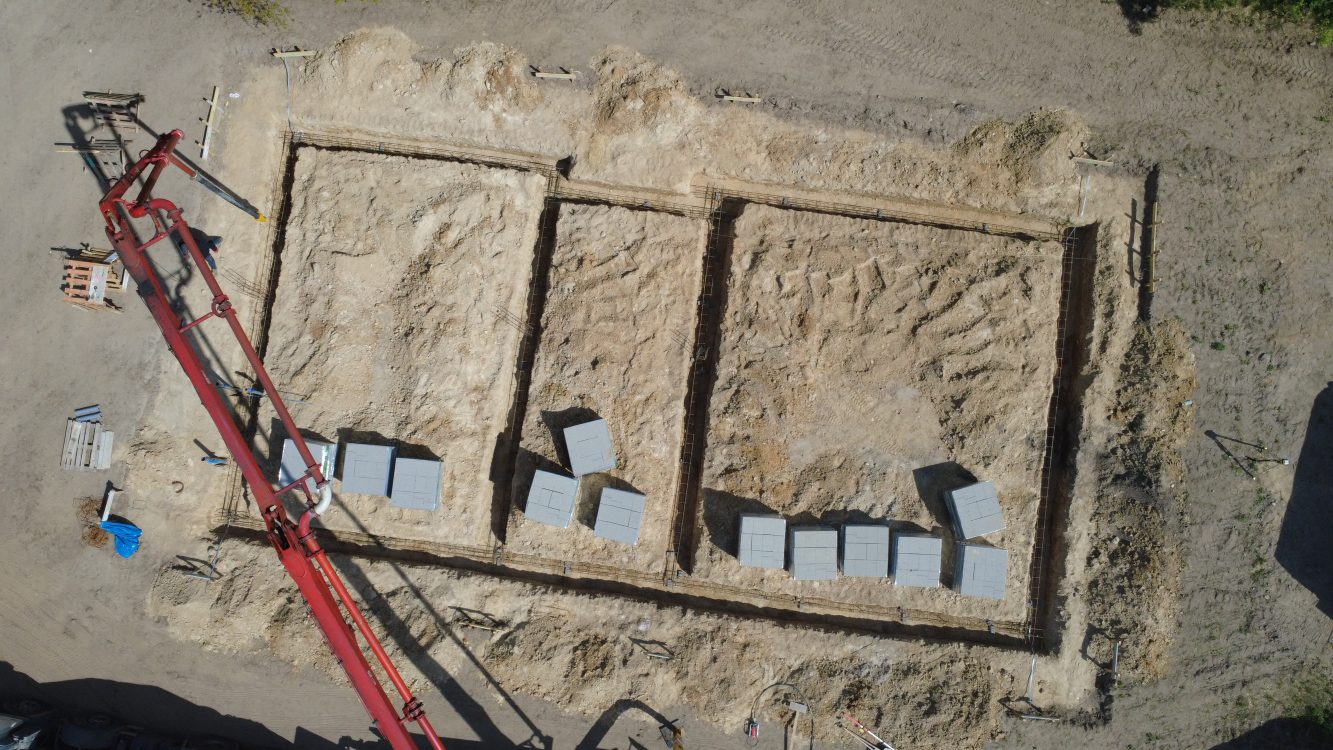 Kompleksowa budowa murowanego energooszczędnego domu jednorodzinnego do stanu deweloperskiego o pow. 184 m2, gmina Namysłów. Projekt indywidualny