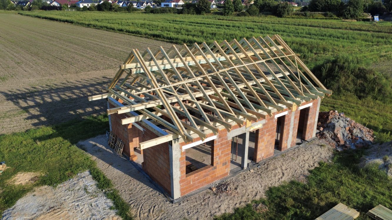 Kompleksowa budowa murowanego energooszczędnego domu jednorodzinnego 80 m², Namysłów.  Projekt Archon: Dom w Kruszczykach 10 (A)