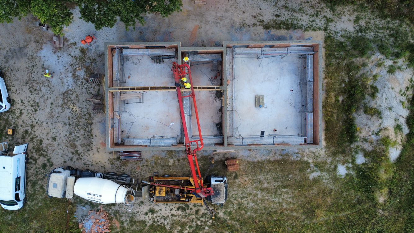 Kompleksowa budowa murowanego energooszczędnego domu jednorodzinnego do stanu deweloperskiego o pow. 184 m2, gmina Namysłów. Projekt indywidualny