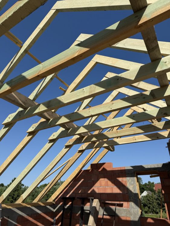 Kompleksowa budowa murowanego energooszczędnego domu jednorodzinnego 119 m2, gmina Wilków. Projekt firmy LELO DESIGN: Jaskółka 3