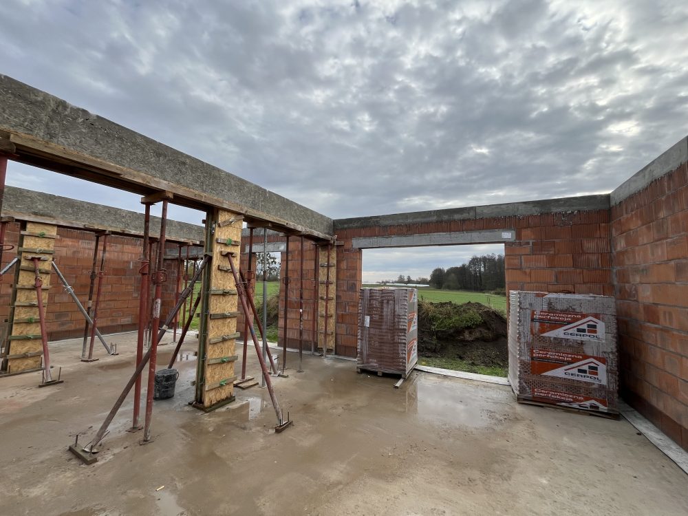 Kompleksowa budowa murowanego energooszczędnego domu jednorodzinnego 80 m², okolice Brzegu. Projekt Archon: Dom w Kruszczykach 10