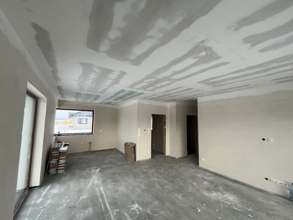 Kompleksowa budowa murowanego energooszczędnego domu jednorodzinnego do stanu deweloperskiego o pow. 92 m2, okolice Kępna. Projekt firmy Archon: Dom w Kruszczykach 14