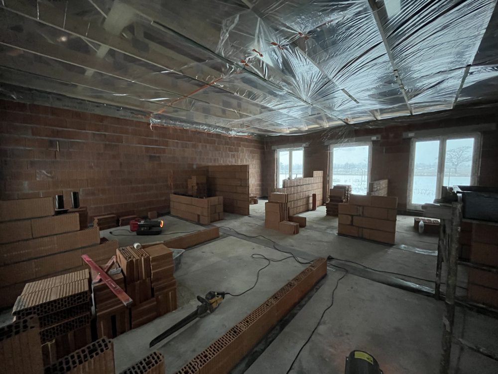 Kompleksowa budowa murowanego energooszczędnego domu jednorodzinnego do stanu deweloperskiego o pow. 184 m2, gmina Namysłów. Projekt indywidualny