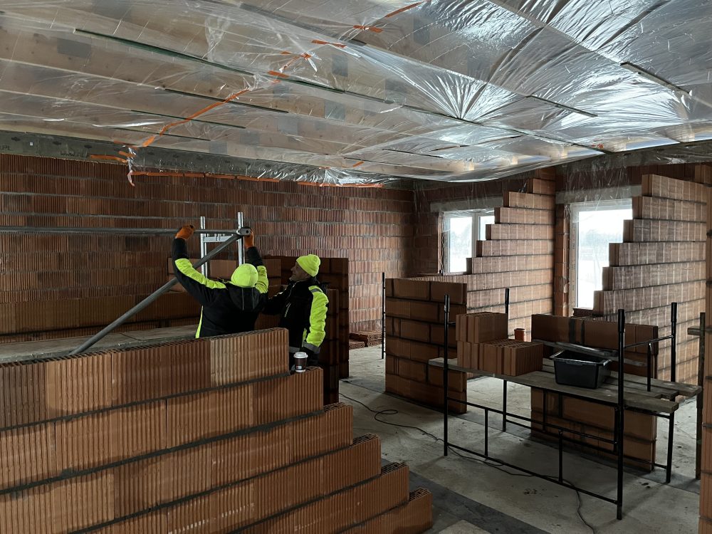 Kompleksowa budowa murowanego energooszczędnego domu jednorodzinnego do stanu deweloperskiego o pow. 184 m2, gmina Namysłów. Projekt indywidualny