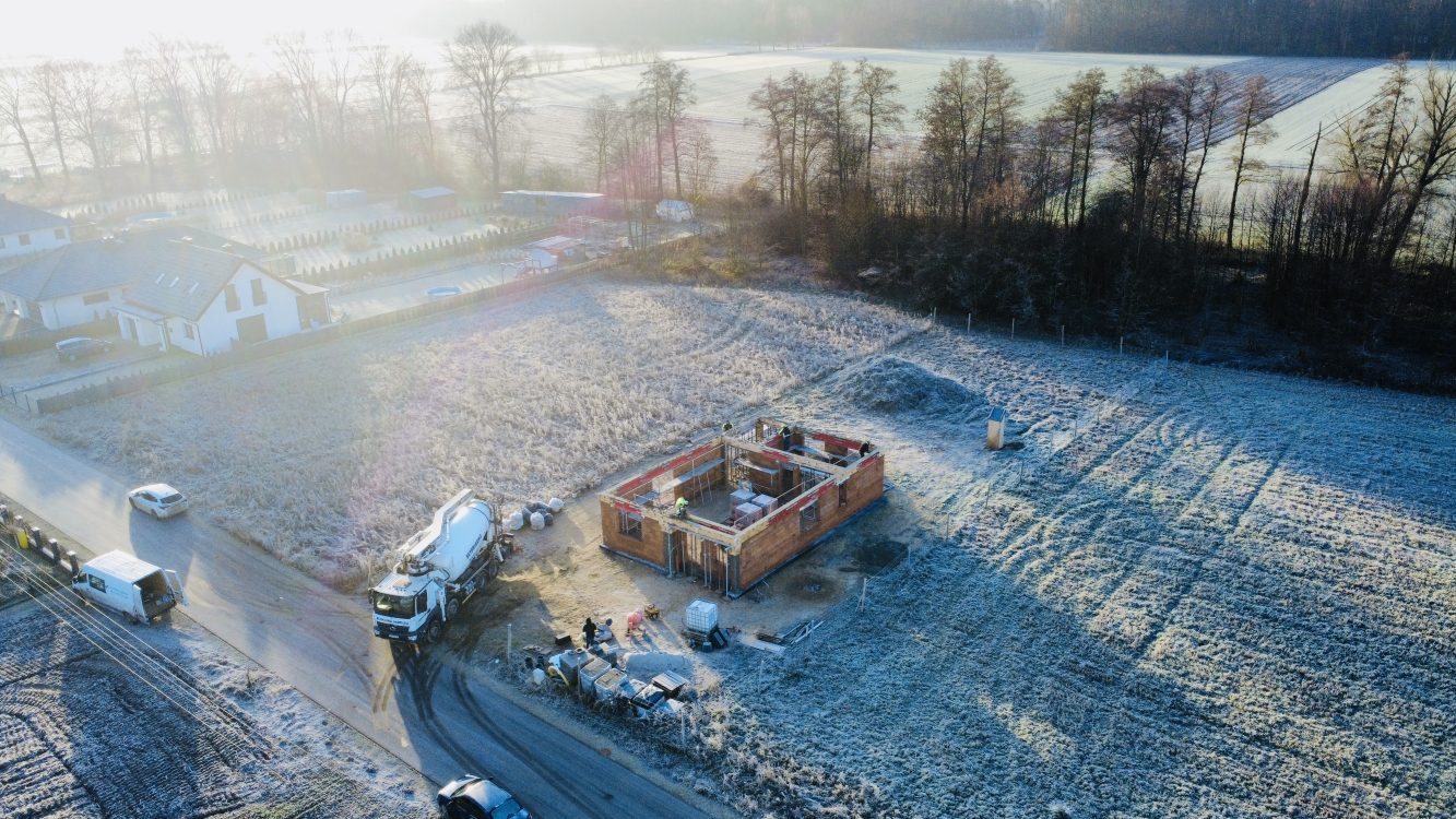 Kompleksowa budowa murowanego energooszczędnego domu jednorodzinnego 167 m2, okolice Namysłowa. Projekt indywidualny