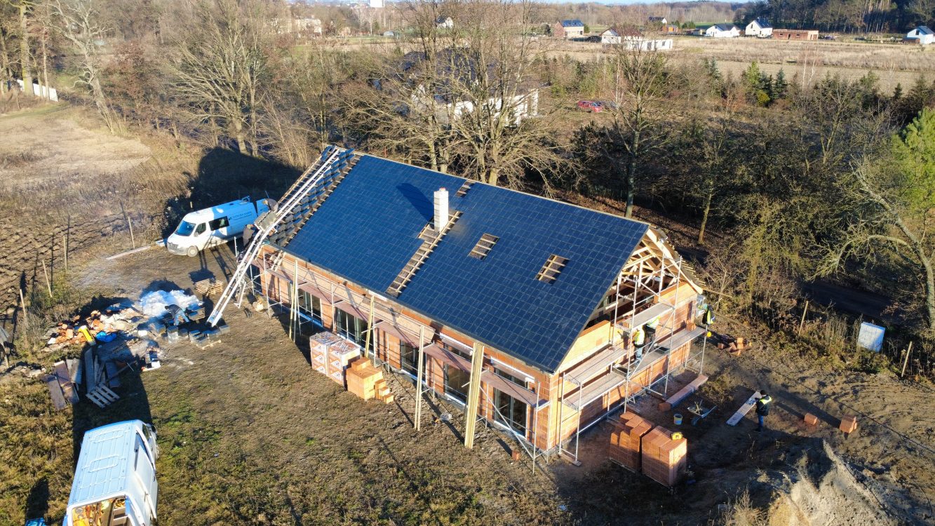 Kompleksowa budowa murowanego energooszczędnego domu jednorodzinnego do stanu deweloperskiego o pow. 184 m2, gmina Namysłów. Projekt indywidualny